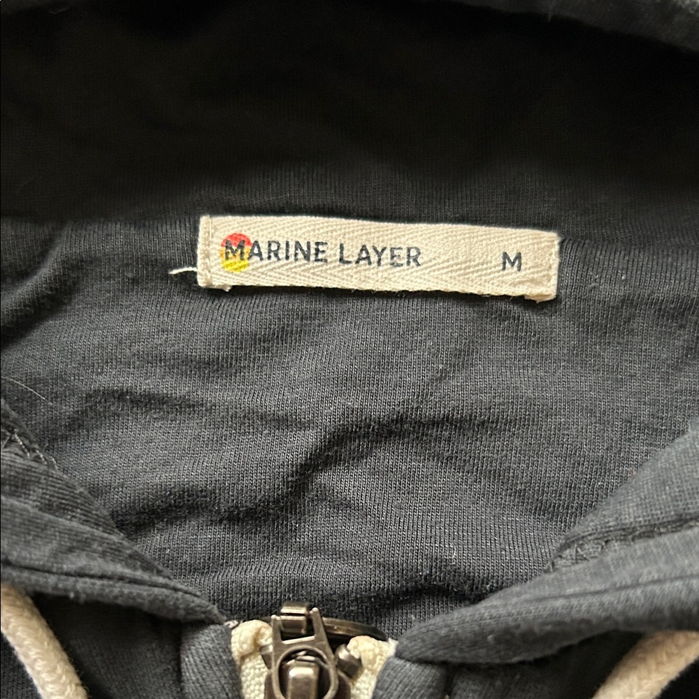 Marine layer women’s gray Zip-Up Hoodie - Picture 2 of 3